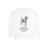 Irish Terrier Dad Sweatshirt, White, front view