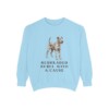 Irish Terrier Humor Sweatshirt, Chambray, front view