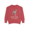 Irish Terrier Humor Sweatshirt, Crimson, front view