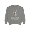 Irish Terrier Humor Sweatshirt, Grey, front view