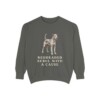 Irish Terrier Humor Sweatshirt, Pepper, front view