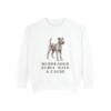 Irish Terrier Humor Sweatshirt, White, front view