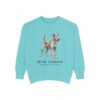 Irish Terrier Latin Sweatshirt, Chalky Mint, front view