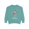 Irish Terrier Sweatshirt, Seafoam, front view