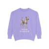 Irish Terrier Sweatshirt, Violet, front view