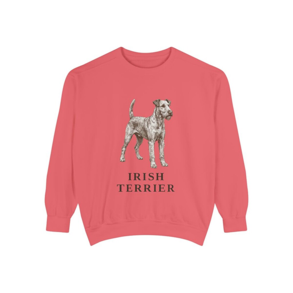 Irish Terrier Sweatshirt, Watermelon, front view