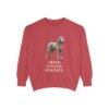 Irish Water Spaniel Sweatshirt, Crimson, front view