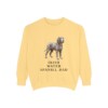 Irish Water Spaniel Dad Sweatshirt, Butter, front view