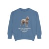 Irish Water Spaniel Mom Sweatshirt, Blue Jean, front view