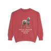 Irish Water Spaniel Mom Sweatshirt, Crimson, front view