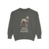 Irish Water Spaniel Sweatshirt, Pepper, front view