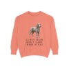 Irish Water Spaniel Humor Sweatshirt, Terracotta, front view