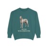 irish-wolfhound-sweatshirt-blue-spruce Irish Wolfhound Sweatshirt, Blue Spruce, front view