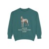Irish Wolfhound Dad Sweatshirt, Blue Spruce, front view