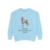 Irish Wolfhound Dad Sweatshirt, Chambray, front view