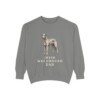 Irish Wolfhound Dad Sweatshirt, Grey, front view