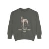 Irish Wolfhound Dad Sweatshirt, Pepper, front view
