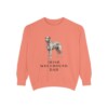 Irish Wolfhound Dad Sweatshirt, Terracotta, front view