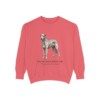 irish-wolfhound-sweatshirt-latin-watermelon Irish Wolfhound Latin Sweatshirt, Watermelon, front view