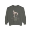 Irish Wolfhound Mom Sweatshirt, Pepper, front view