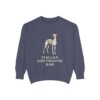 italian-greyhound-sweatshirt-dad-denim Italian Greyhound Dad Sweatshirt, Denim, front view