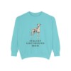 Italian Greyhound Mom Sweatshirt, Chalky Mint, front view