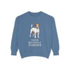 jack-russell-terrier-sweatshirt-blue-jean Jack Russell Terrier Sweatshirt, Blue Jean, front view