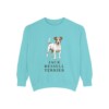 jack-russell-terrier-sweatshirt-chalky-mint Jack Russell Terrier Sweatshirt, Chalky Mint, front view