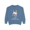 Jack Russell Terrier Dad Sweatshirt, Blue Jean, front view