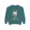 Jack Russell Terrier Dad Sweatshirt, Blue Spruce, front view