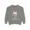 Jack Russell Terrier Dad Sweatshirt, Grey, front view