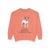 Jack Russell Terrier Dad Sweatshirt, Terracotta, front view