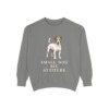 Jack Russell Terrier Humor Sweatshirt, Grey, front view