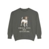 Jack Russell Terrier Humor Sweatshirt, Pepper, front view