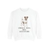 Jack Russell Terrier Humor Sweatshirt, White, front view