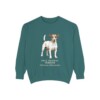 jack-russell-terrier-sweatshirt-latin-blue-spruce-1 Jack Russell Terrier Latin Sweatshirt, Blue Spruce, front view