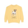 jack-russell-terrier-sweatshirt-latin-butter-1 Jack Russell Terrier Latin Sweatshirt, Butter, front view