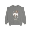 jack-russell-terrier-sweatshirt-latin-grey-1 Jack Russell Terrier Latin Sweatshirt, Grey, front view