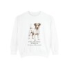 jack-russell-terrier-sweatshirt-latin-white-1 Jack Russell Terrier Latin Sweatshirt, White, front view