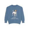 Jack Russell Terrier Mom Sweatshirt, Blue Jean, front view