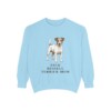 Jack Russell Terrier Mom Sweatshirt, Chambray, front view