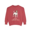 Jack Russell Terrier Mom Sweatshirt, Crimson, front view