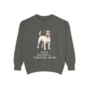 Jack Russell Terrier Mom Sweatshirt, Pepper, front view