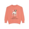 Jack Russell Terrier Mom Sweatshirt, Terracotta, front view