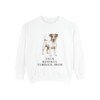 Jack Russell Terrier Mom Sweatshirt, White, front view