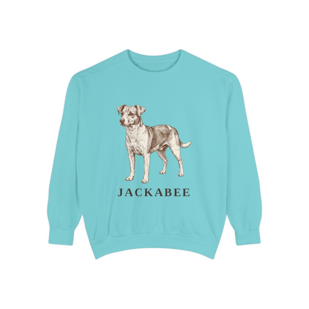 Jackabee Sweatshirt, Chalky Mint, front view