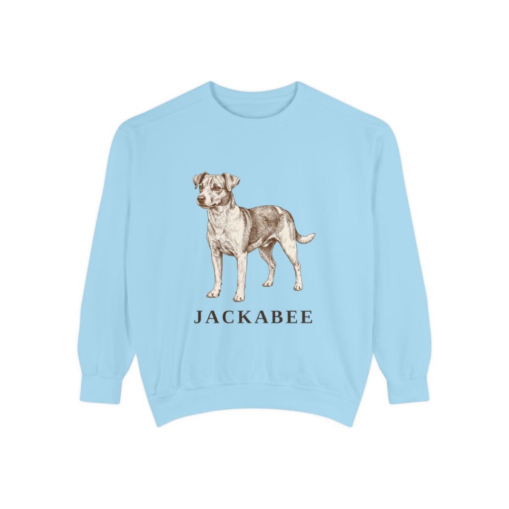 Jackabee Sweatshirt, Chambray, front view