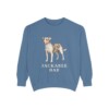 Jackabee Dad Sweatshirt, Blue Jean, front view