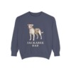 Jackabee Dad Sweatshirt, Denim, front view