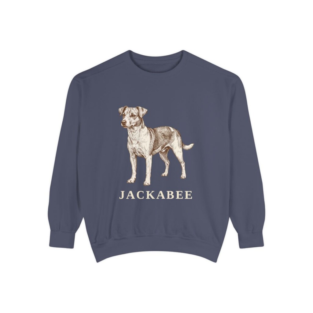 Jackabee Sweatshirt, Denim, front view